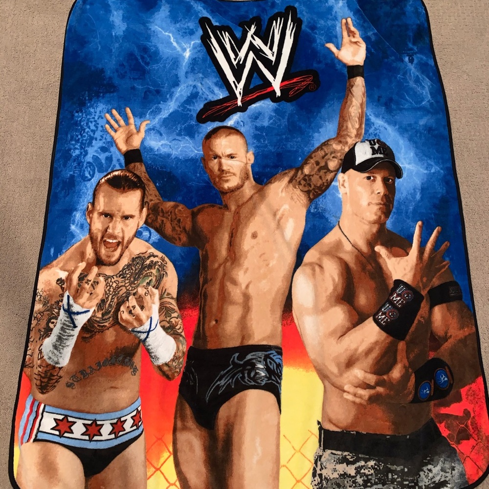 WWE throw blanket
